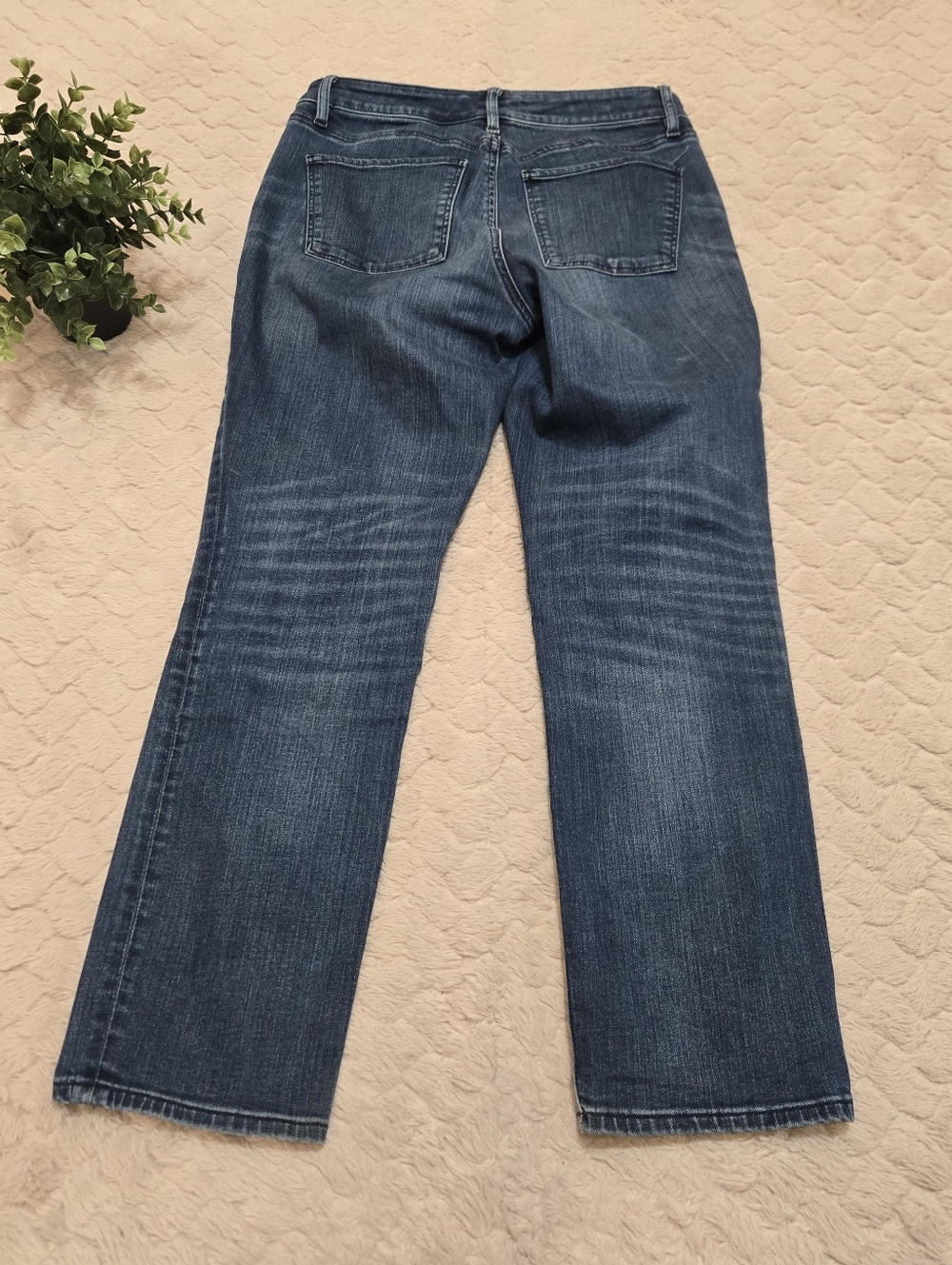 Talbots Petites Flawless Five Pocket Straight Curvy Jeans, Size 6P - Picture 5 of 7